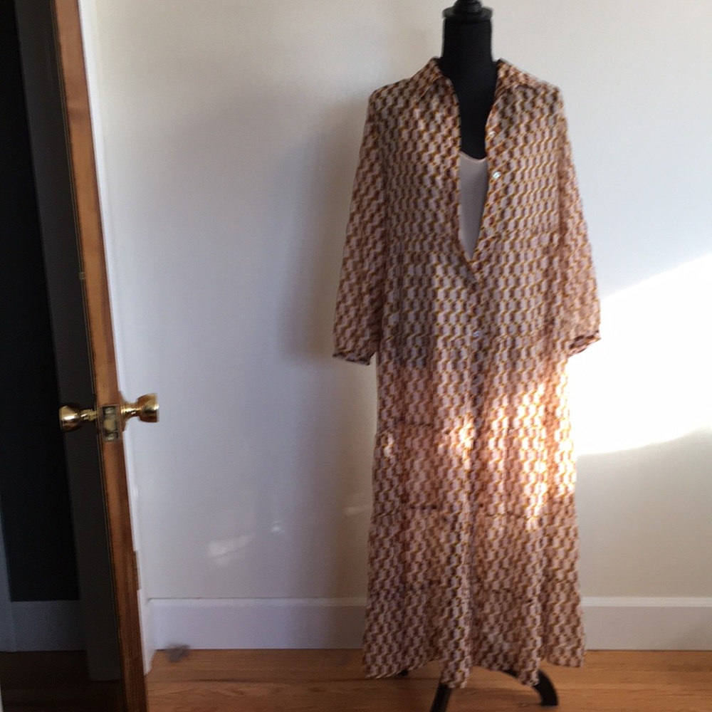 Zara sheer dress